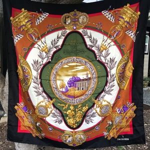 Trussardi | Accessories | Vintage Trussardi Silk Scarf | Poshmark